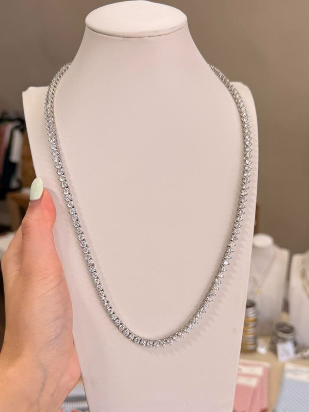 22 Inch Tennis Necklace